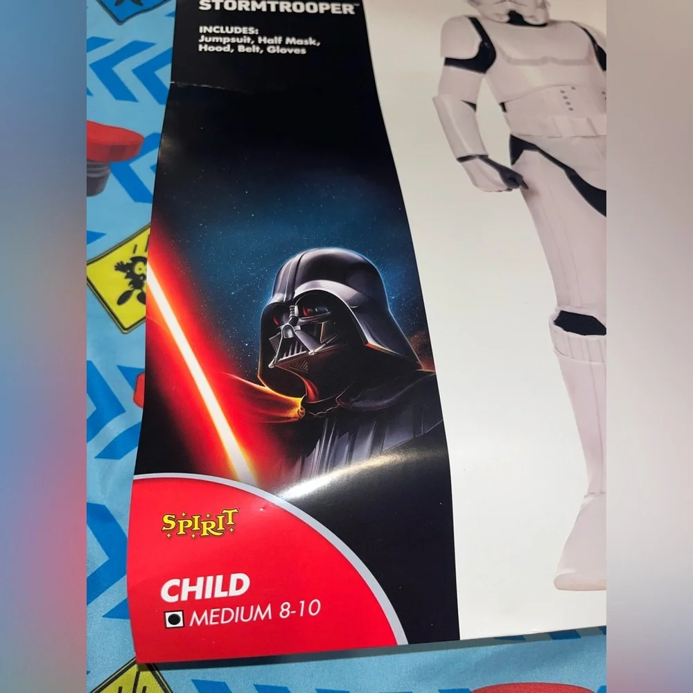 Spirit Star Wars Stormtrooper Costume - White and Black - Picture 2 of 16